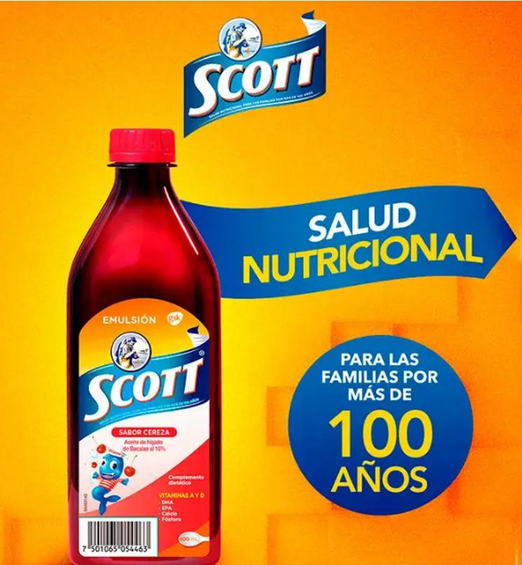Emulsión de Scott sabor cereza