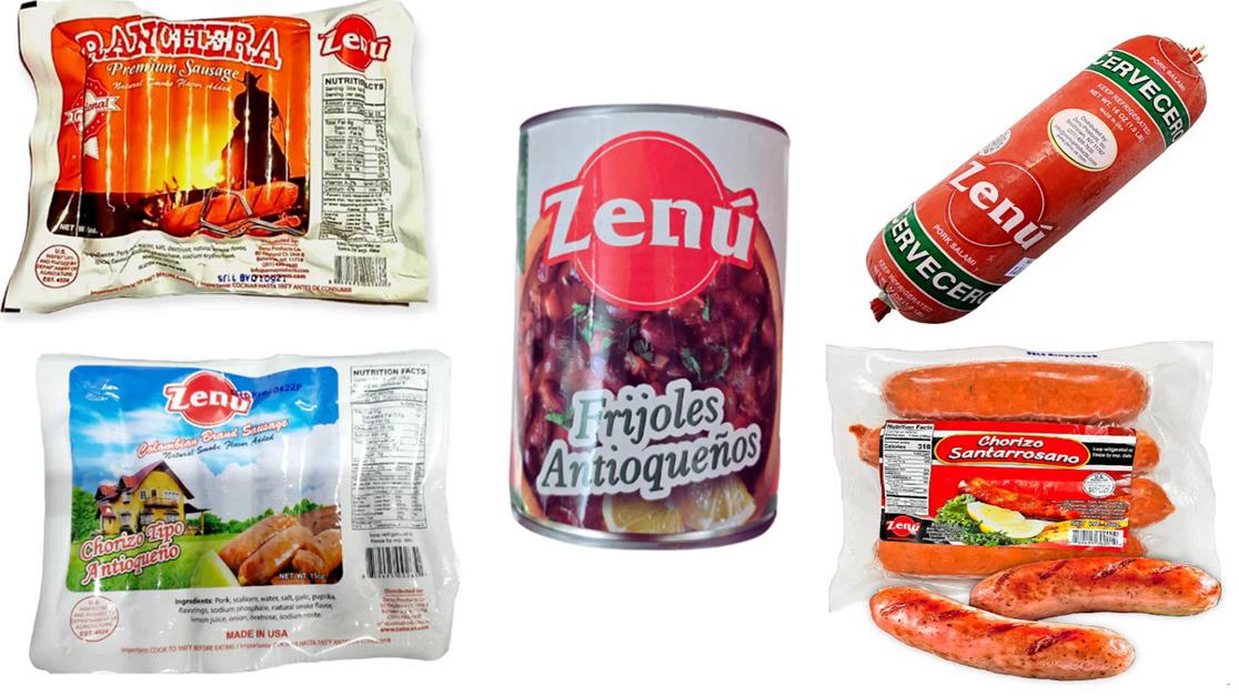 Embutidos y frijoles Zenú disponibles en el minimarket
