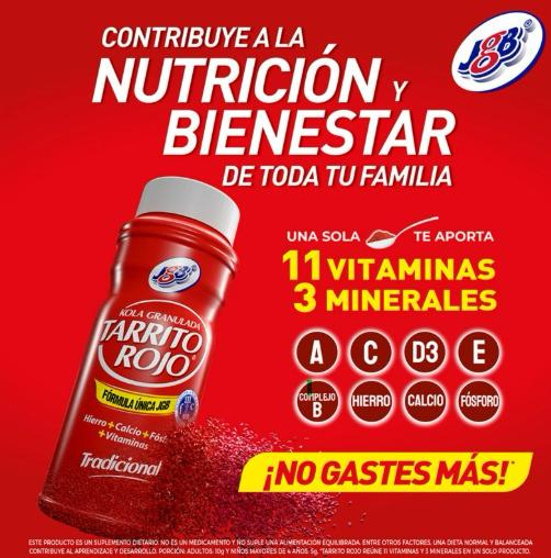 Kola granulada Tarrito Rojo JGB